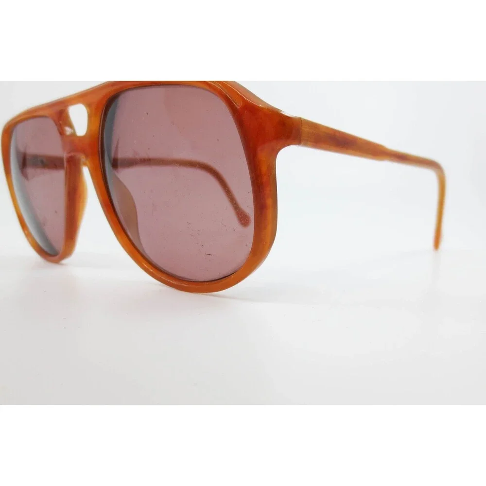 Avanti Jeremy Aviator Sunglasses Orange Marble Frame Italy 56 16 135 35169